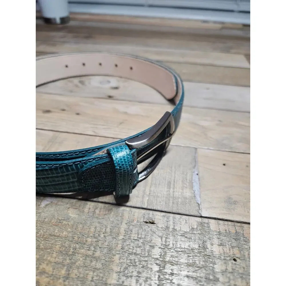 Redvanly Vera Pelle Belt Emerald Green Size 110CM or 38-40